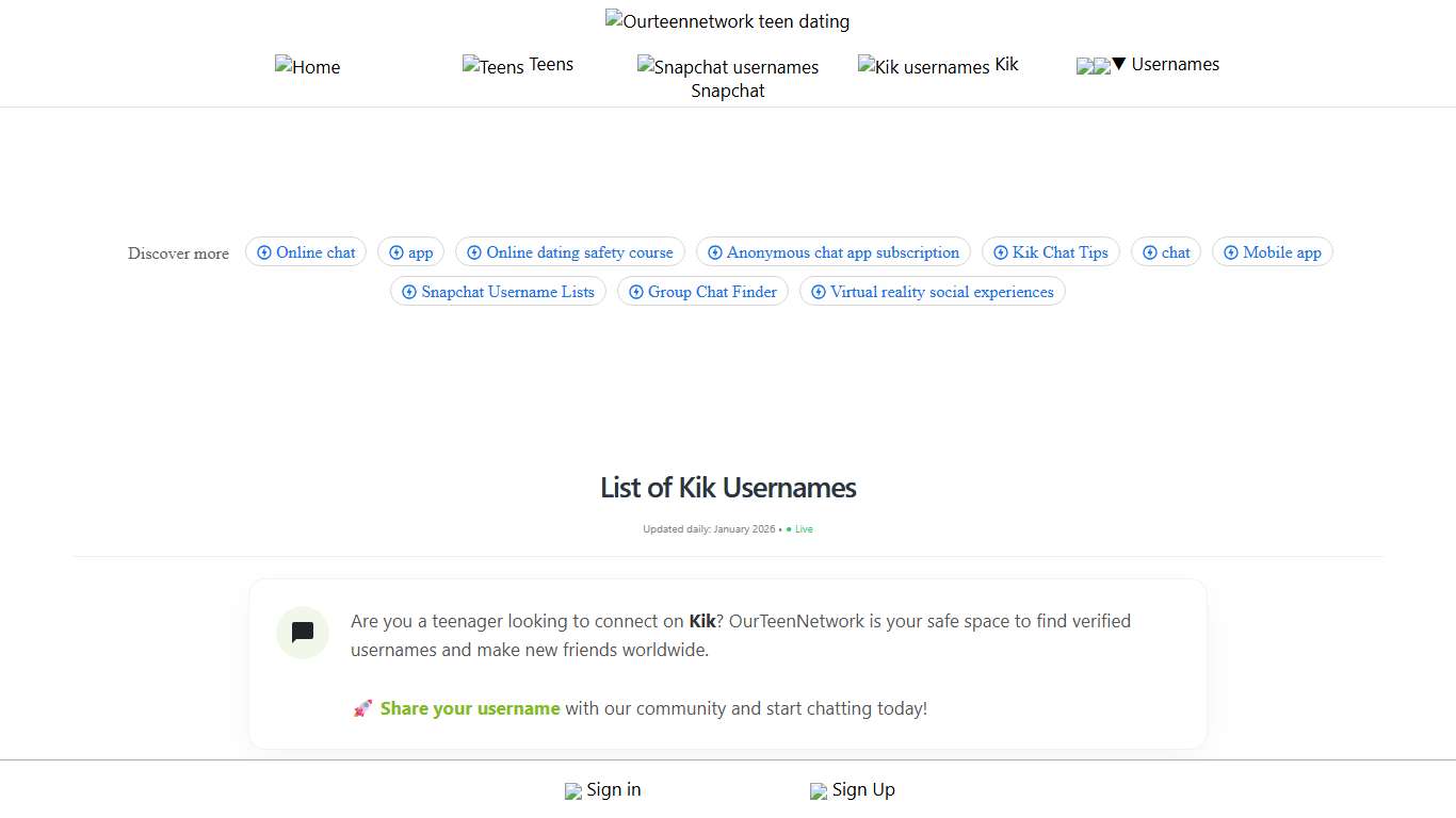 18006 Active Kik Usernames (2026 List)